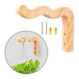 Maxbell Wood Plant Hanger Home Decor Planter Holder for Bird Feeders Terrace Planter