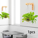 Maxbell Wood Plant Hanger Home Decor Planter Holder for Bird Feeders Terrace Planter