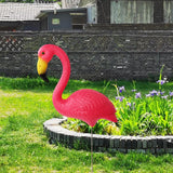 Maxbell Flamingo Garden Stake Bird Statue Figurine Lawn Sidewalks Home Yard Ornament Pink 29.5x23cm 36cm