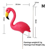 Maxbell Flamingo Garden Stake Bird Statue Figurine Lawn Sidewalks Home Yard Ornament Pink 29.5x23cm 36cm