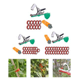 Maxbell Plant Tying Machine Garden Vegetable with Tape Staples Plant Vine Tying Tool with 10 Tapes