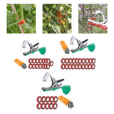 Maxbell Plant Tying Machine Garden Vegetable with Tape Staples Plant Vine Tying Tool with 10 Tapes
