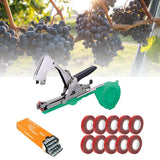 Maxbell Plant Tying Machine Garden Vegetable with Tape Staples Plant Vine Tying Tool with 10 Tapes