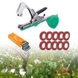 Maxbell Plant Tying Machine Garden Vegetable with Tape Staples Plant Vine Tying Tool with 10 Tapes