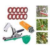 Maxbell Plant Tying Machine Garden Vegetable with Tape Staples Plant Vine Tying Tool with 10 Tapes
