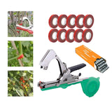 Maxbell Plant Tying Machine Garden Vegetable with Tape Staples Plant Vine Tying Tool with 10 Tapes