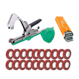 Maxbell Plant Tying Machine Garden Vegetable with Tape Staples Plant Vine Tying Tool with 20 Tapes