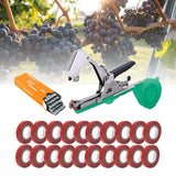 Maxbell Plant Tying Machine Garden Vegetable with Tape Staples Plant Vine Tying Tool with 20 Tapes