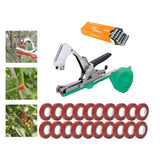 Maxbell Plant Tying Machine Garden Vegetable with Tape Staples Plant Vine Tying Tool with 20 Tapes