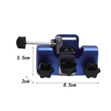 Maxbell Chain Saw Sharpening Jig Tool Kit Length 8.5cm Sturdy Aluminum Alloy Portable Blue