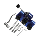 Maxbell Chain Saw Sharpening Jig Tool Kit Length 8.5cm Sturdy Aluminum Alloy Portable Blue