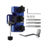 Maxbell Chain Saw Sharpening Jig Tool Kit Length 8.5cm Sturdy Aluminum Alloy Portable Blue