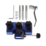 Maxbell Chain Saw Sharpening Jig Tool Kit Length 8.5cm Sturdy Aluminum Alloy Portable Blue