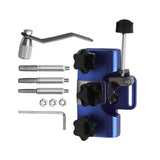 Maxbell Chain Saw Sharpening Jig Tool Kit Length 8.5cm Sturdy Aluminum Alloy Portable Blue