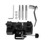 Maxbell Maxbell Chain Saw Sharpening Jig Tool Kit Length 8.5cm Sturdy Aluminum Alloy Portable Black