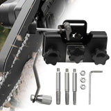 Maxbell Maxbell Chain Saw Sharpening Jig Tool Kit Length 8.5cm Sturdy Aluminum Alloy Portable Black