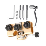 Maxbell Chain Saw Sharpening Jig Tool Kit Length 8.5cm Sturdy Aluminum Alloy Portable Golden