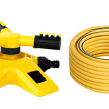 Maxbell Automatic Lawn Sprinkler for Plant Irrigation Adjustable Large Area Coverage DN20 Quick Connect