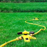 Maxbell Automatic Lawn Sprinkler for Plant Irrigation Adjustable Large Area Coverage DN20 Quick Connect