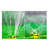 Maxbell Automatic Lawn Sprinkler for Plant Irrigation Adjustable Large Area Coverage DN20 Quick Connect