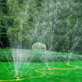 Maxbell Automatic Lawn Sprinkler for Plant Irrigation Adjustable Large Area Coverage DN20 Quick Connect
