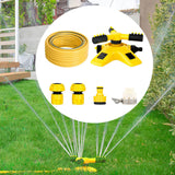 Maxbell Automatic Lawn Sprinkler for Plant Irrigation Adjustable Large Area Coverage DN20 Quick Connect