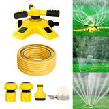 Maxbell Automatic Lawn Sprinkler for Plant Irrigation Adjustable Large Area Coverage DN20 Quick Connect