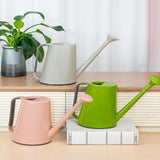 Maxbell Watering Can 1.8L Portable Long Handle Watering Pot for Outdoor Patio Office Green