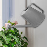 Maxbell Watering Can 1.8L Portable Long Handle Watering Pot for Outdoor Patio Office Gray