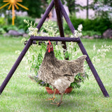 Maxbell Chicken Garden Statue Stake Hen Lawn Ornament Gift Outside Rooster Yard Arts Style A