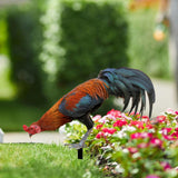Maxbell Garden Stakes Decoration Yard Stakes Animal Sculpture for Garden Patio Fence Style B