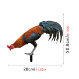 Maxbell Garden Stakes Decoration Yard Stakes Animal Sculpture for Garden Patio Fence Style B