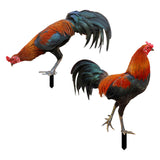 Maxbell Garden Stakes Decoration Yard Stakes Animal Sculpture for Garden Patio Fence Style A and B