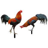 Maxbell Garden Stakes Decoration Yard Stakes Animal Sculpture for Garden Patio Fence Style A and B