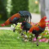 Maxbell Garden Stakes Decoration Yard Stakes Animal Sculpture for Garden Patio Fence Style A and B