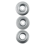 Maxbell 3x Wood Carving Disc Set Angle Grinder Polishing Home Grinding Wheel Shaping Inner Dia 12.5cm
