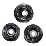 Maxbell 3Pcs Angle Grinder Disc Portable Wood Shaping Wheel for Marble Tea Tray Wood 125mm