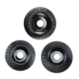 Maxbell 3Pcs Angle Grinder Disc Portable Wood Shaping Wheel for Marble Tea Tray Wood 125mm