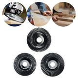 Maxbell 3Pcs Angle Grinder Disc Portable Wood Shaping Wheel for Marble Tea Tray Wood 125mm