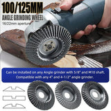 Maxbell 3Pcs Angle Grinder Disc Portable Wood Shaping Wheel for Marble Tea Tray Wood 125mm