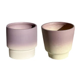 Maxbell Pottery Planter with Drainage Hole Plant Pot for Desktop Outdoor Indoor Yard 11cm