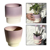 Maxbell Pottery Planter with Drainage Hole Plant Pot for Desktop Outdoor Indoor Yard 11cm