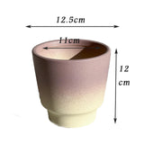 Maxbell Pottery Planter with Drainage Hole Plant Pot for Desktop Outdoor Indoor Yard 12cm