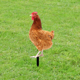 Maxbell Maxbell Garden Stakes Garden Decoration Chicken Sculpture for Outdoor Backyard Patio Style C