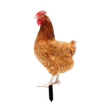 Maxbell Maxbell Garden Stakes Garden Decoration Chicken Sculpture for Outdoor Backyard Patio Style C