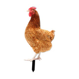 Maxbell Maxbell Garden Stakes Garden Decoration Chicken Sculpture for Outdoor Backyard Patio Style C