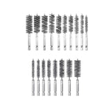 Maxbell Pipe Cleaning Brush Set Metal Straw Cleaner for Auto Parts Tubes Small Parts 10 Piece