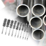 Maxbell Pipe Cleaning Brush Set Metal Straw Cleaner for Auto Parts Tubes Small Parts 10 Piece