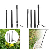 Maxbell Stand up Weeder Grass Puller Weeding Puller Tool for Bonsai Garden Courtyard 3 Section