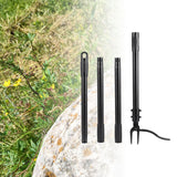 Maxbell Stand up Weeder Grass Puller Weeding Puller Tool for Bonsai Garden Courtyard 4 Section
